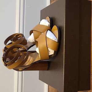 Gucci ankle strap sandals